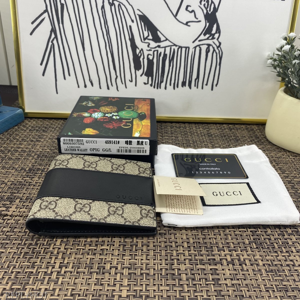 구찌 지갑 459141
