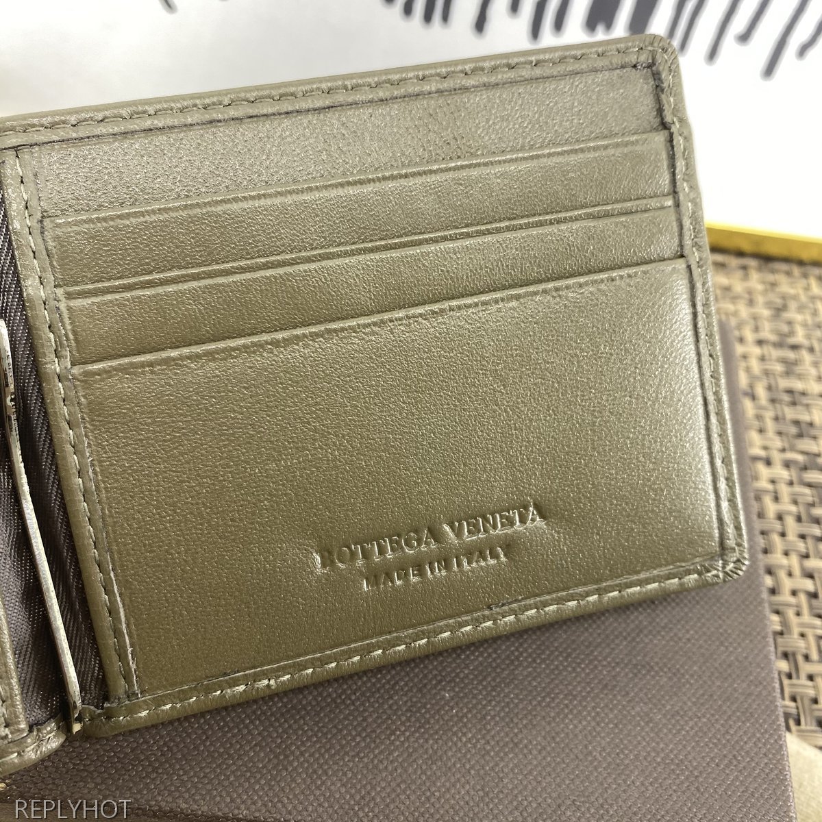 보테가베네타 지갑 그레이-007