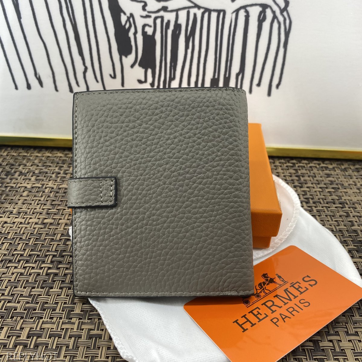 에르메스 지갑 그레이 603