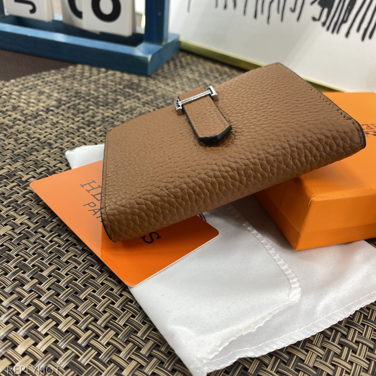 에르메스 지갑 브라운 603