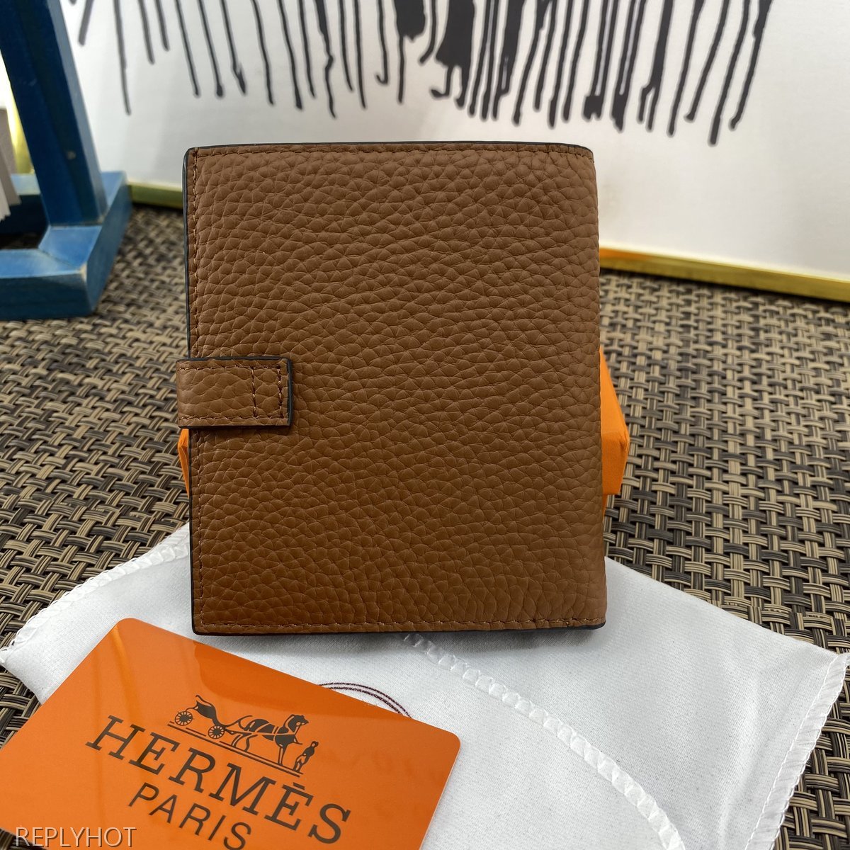 에르메스 지갑 브라운 603