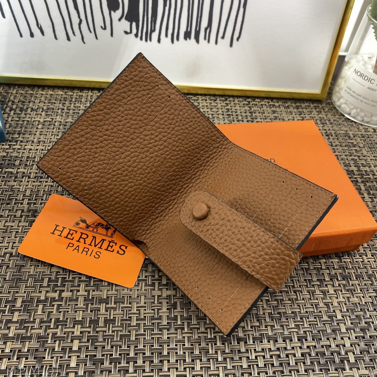 에르메스 지갑 브라운 604