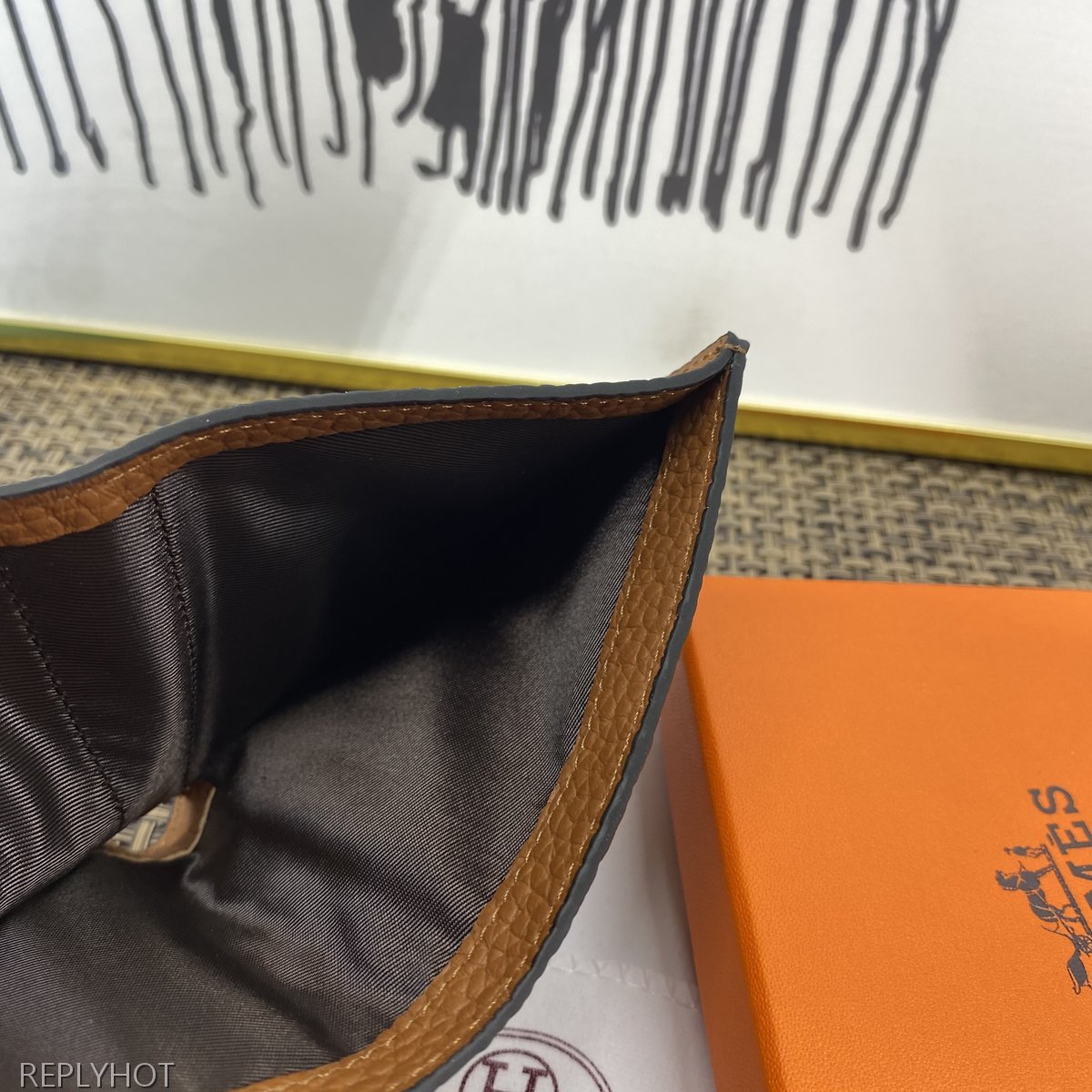 에르메스 지갑 브라운 604