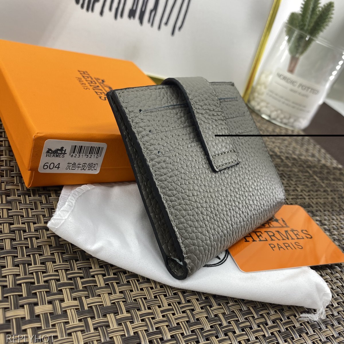 에르메스 지갑 그레이 604