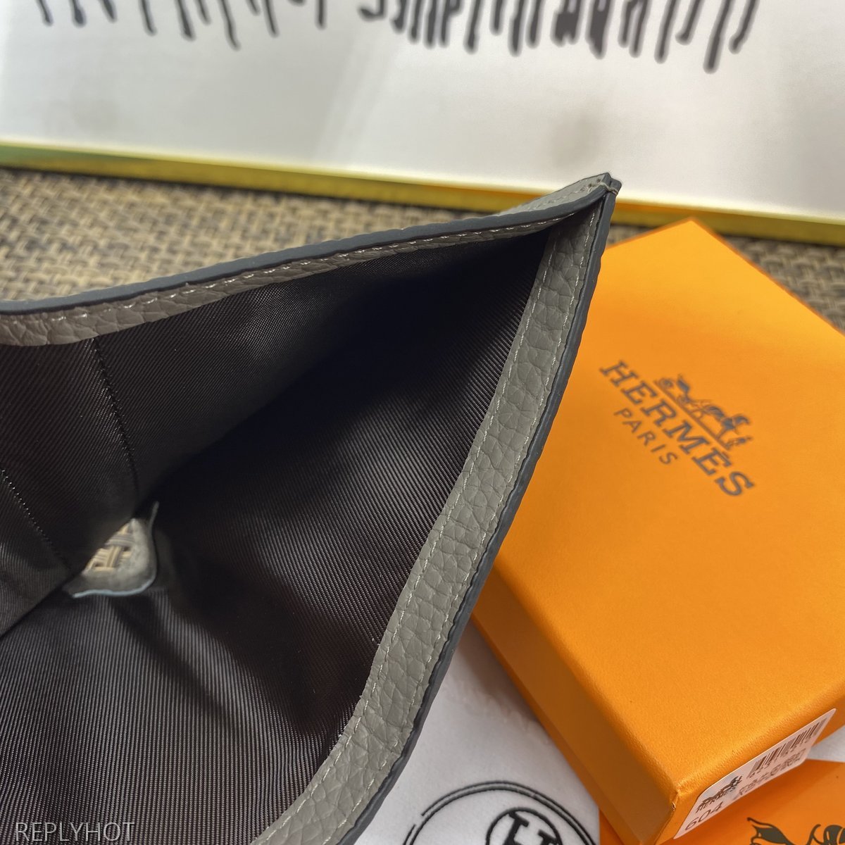 에르메스 지갑 그레이 604