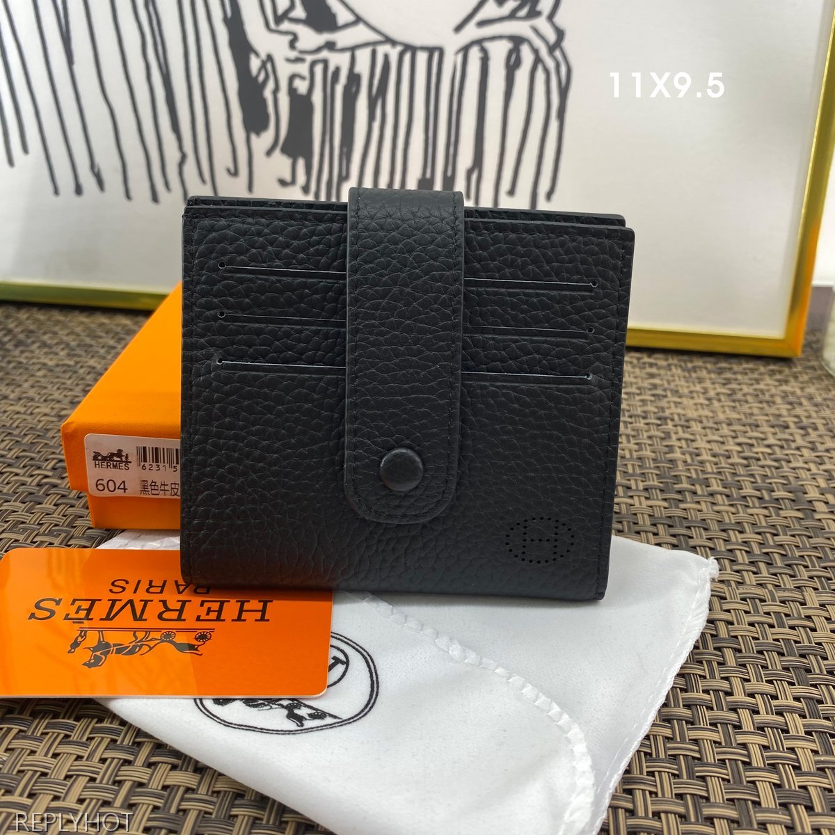 에르메스 지갑 블랙 604
