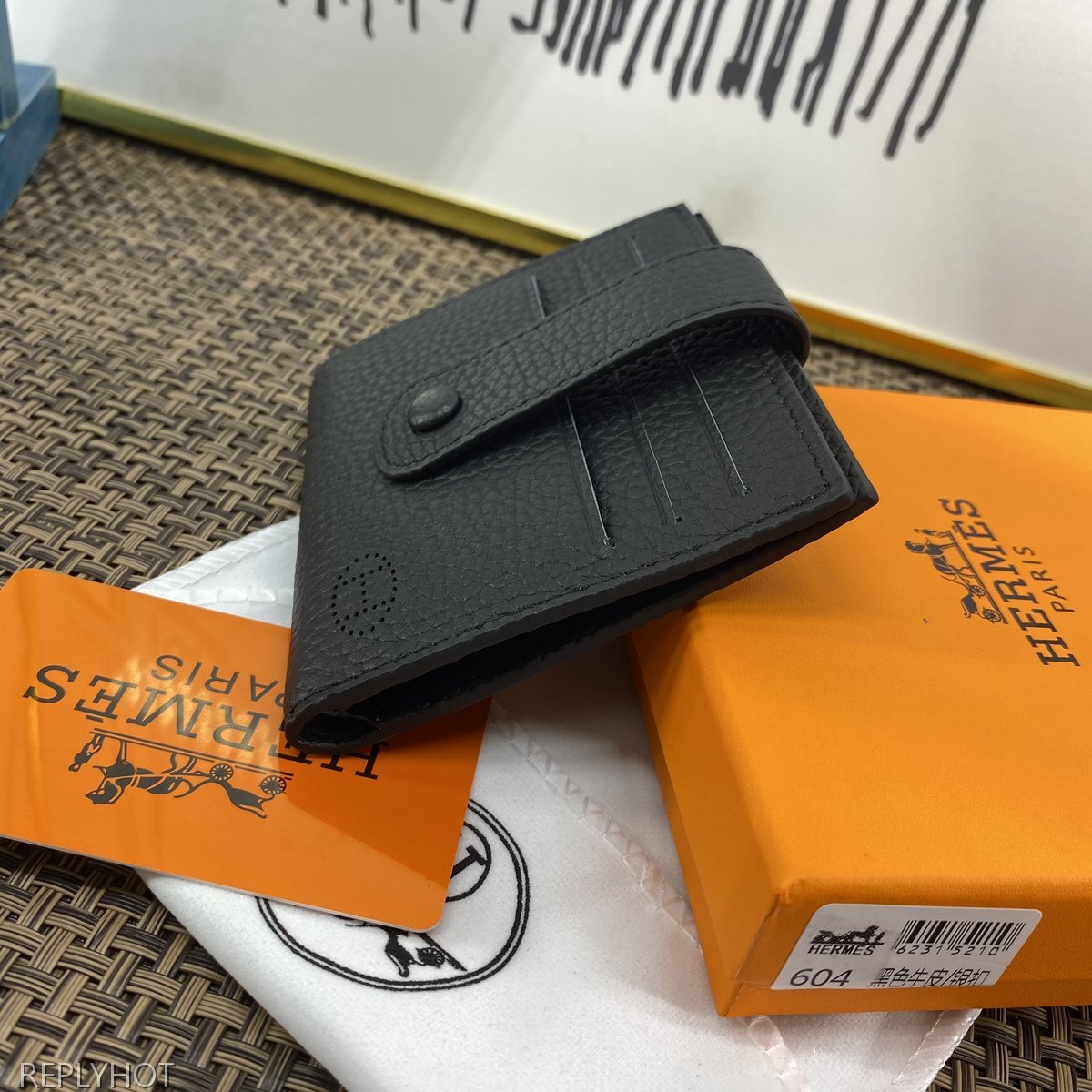 에르메스 지갑 블랙 604