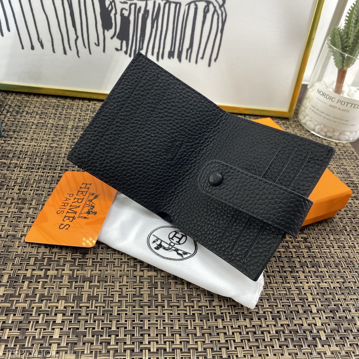 에르메스 지갑 블랙 604
