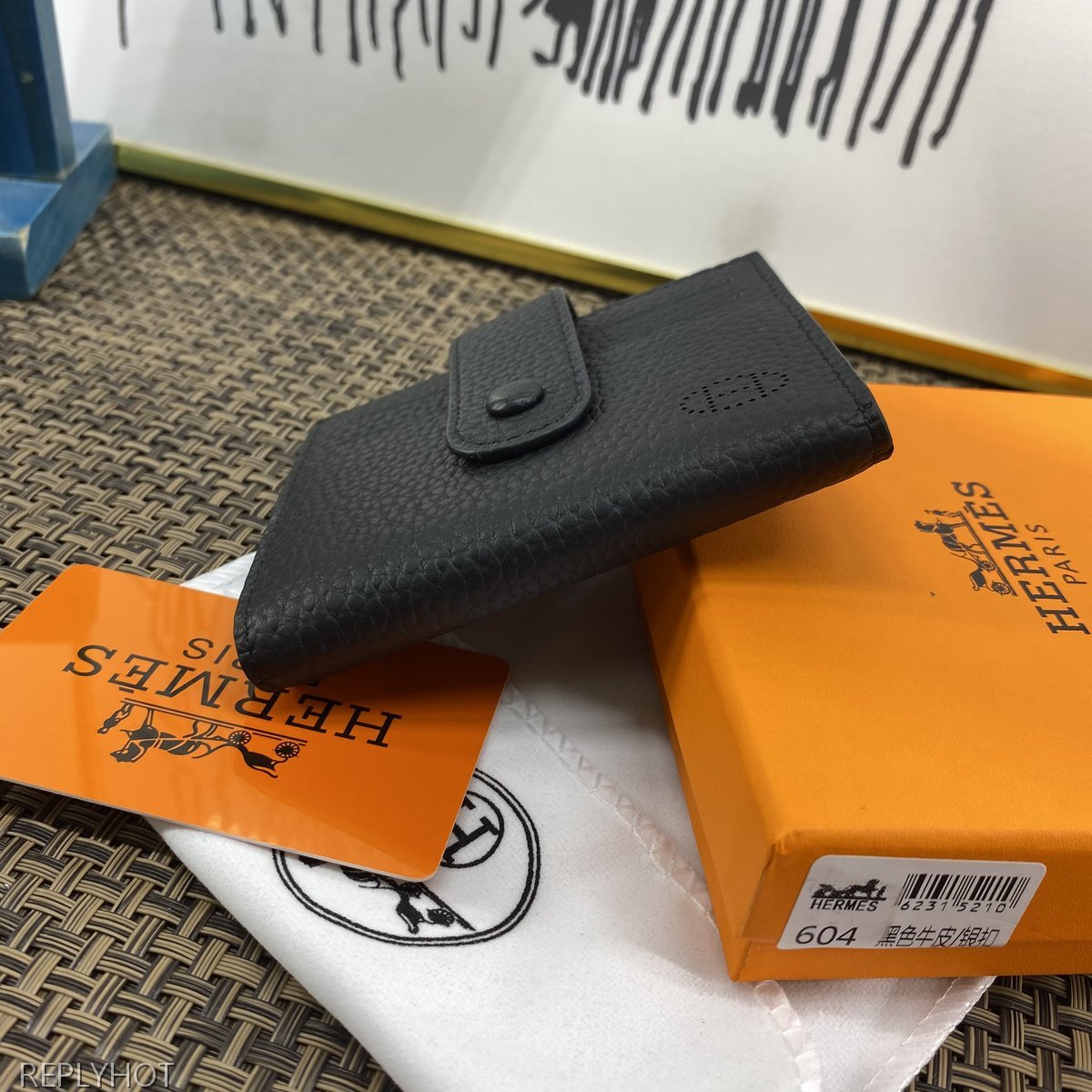 에르메스 지갑 블랙 604