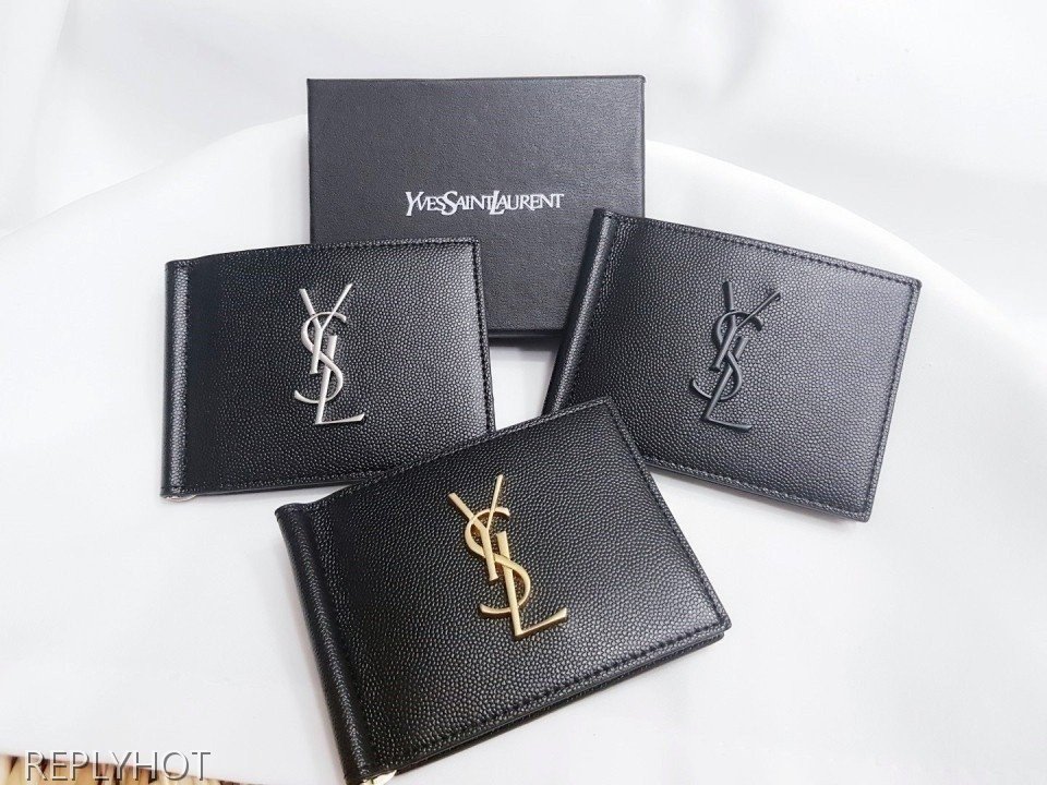 입생로랑 머니 클립 지갑