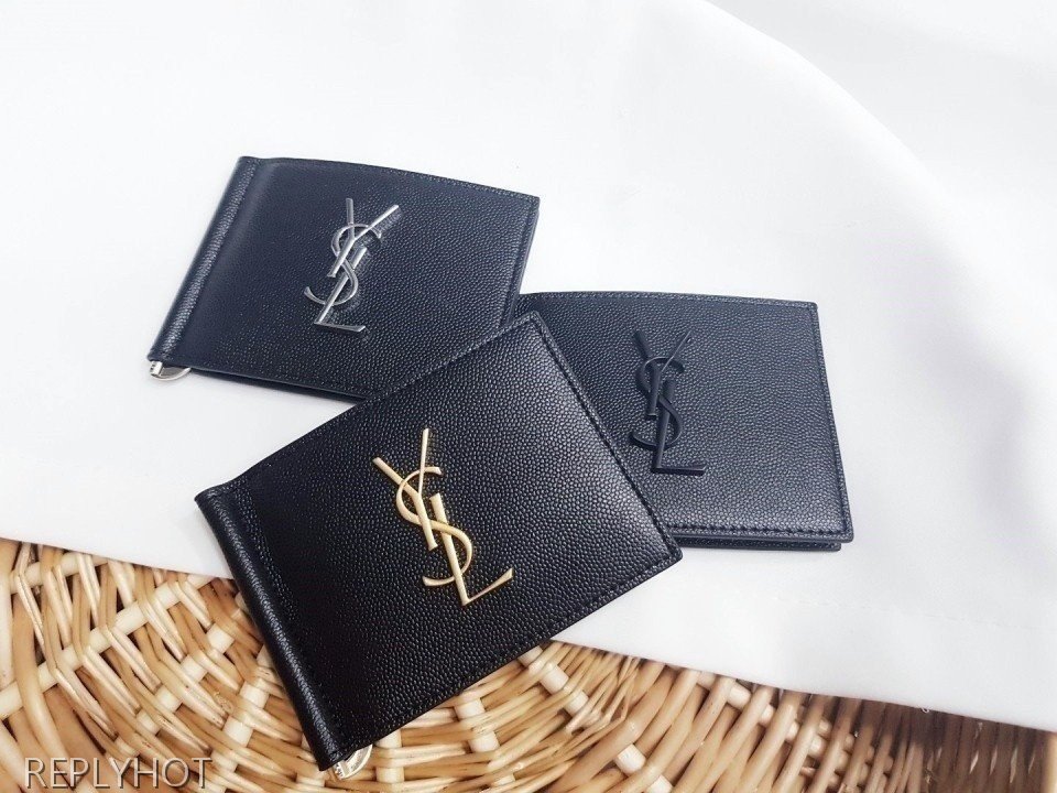 입생로랑 머니 클립 지갑