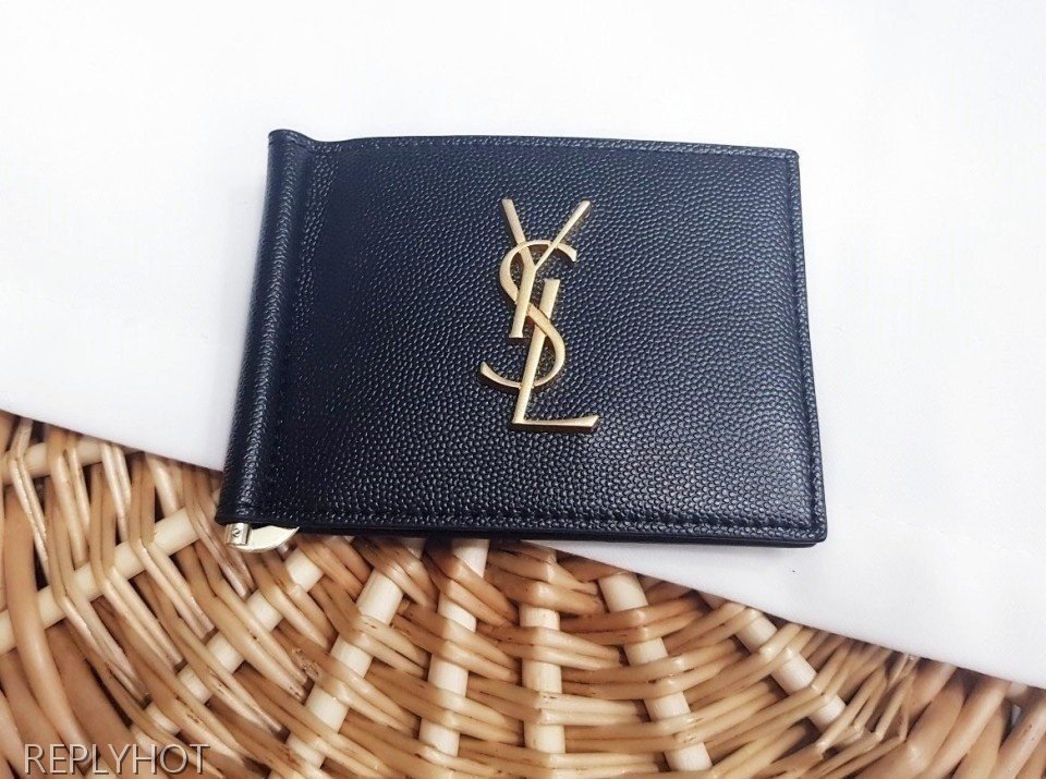 입생로랑 머니 클립 지갑