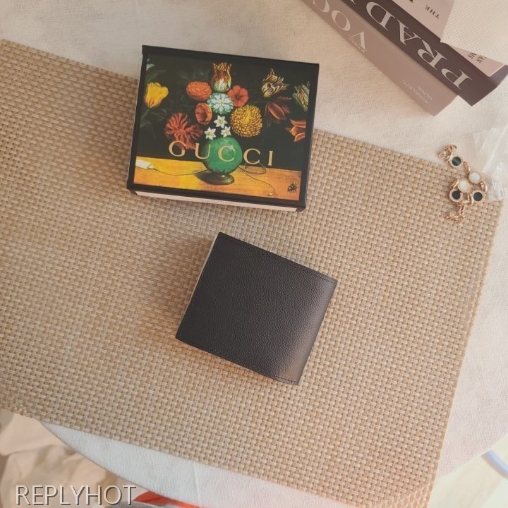 구찌 띠로고 반지갑 496309