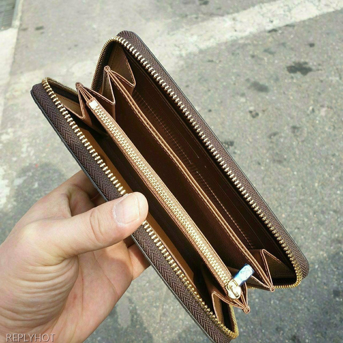 루이비통 모노그램 지퍼 장지갑