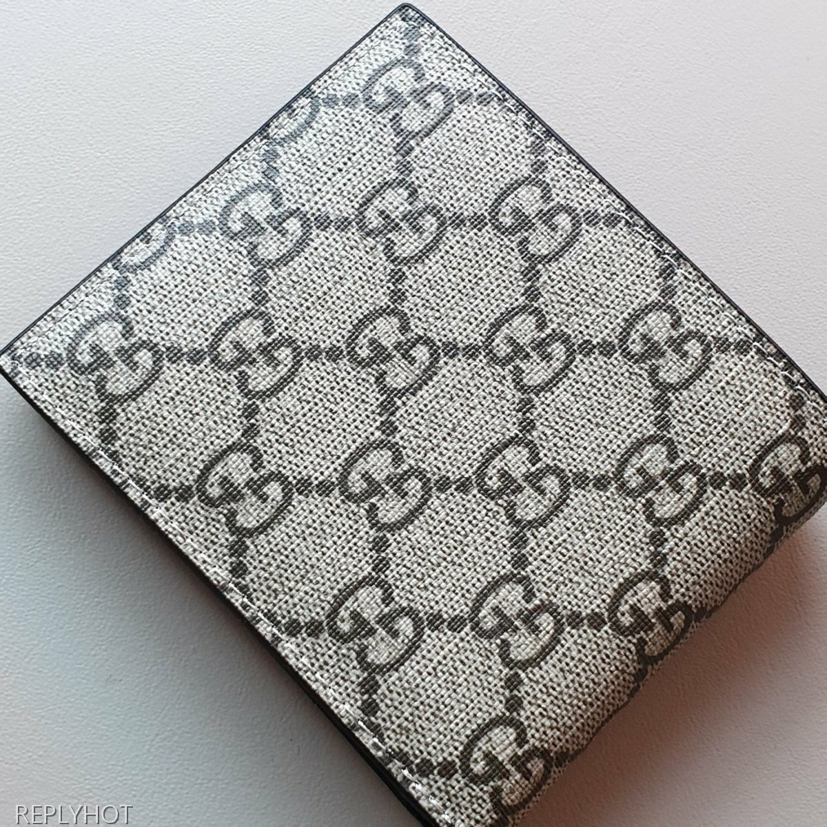 구찌 앵그리캣 반지갑 브라운