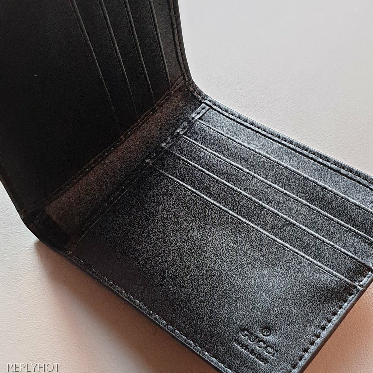 구찌 앵그리캣 반지갑 브라운