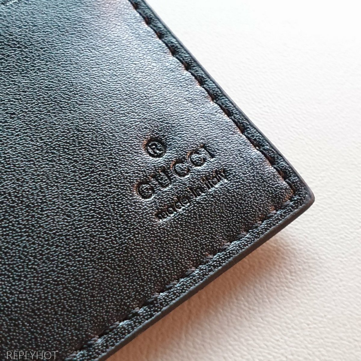 구찌 앵그리캣 반지갑 브라운