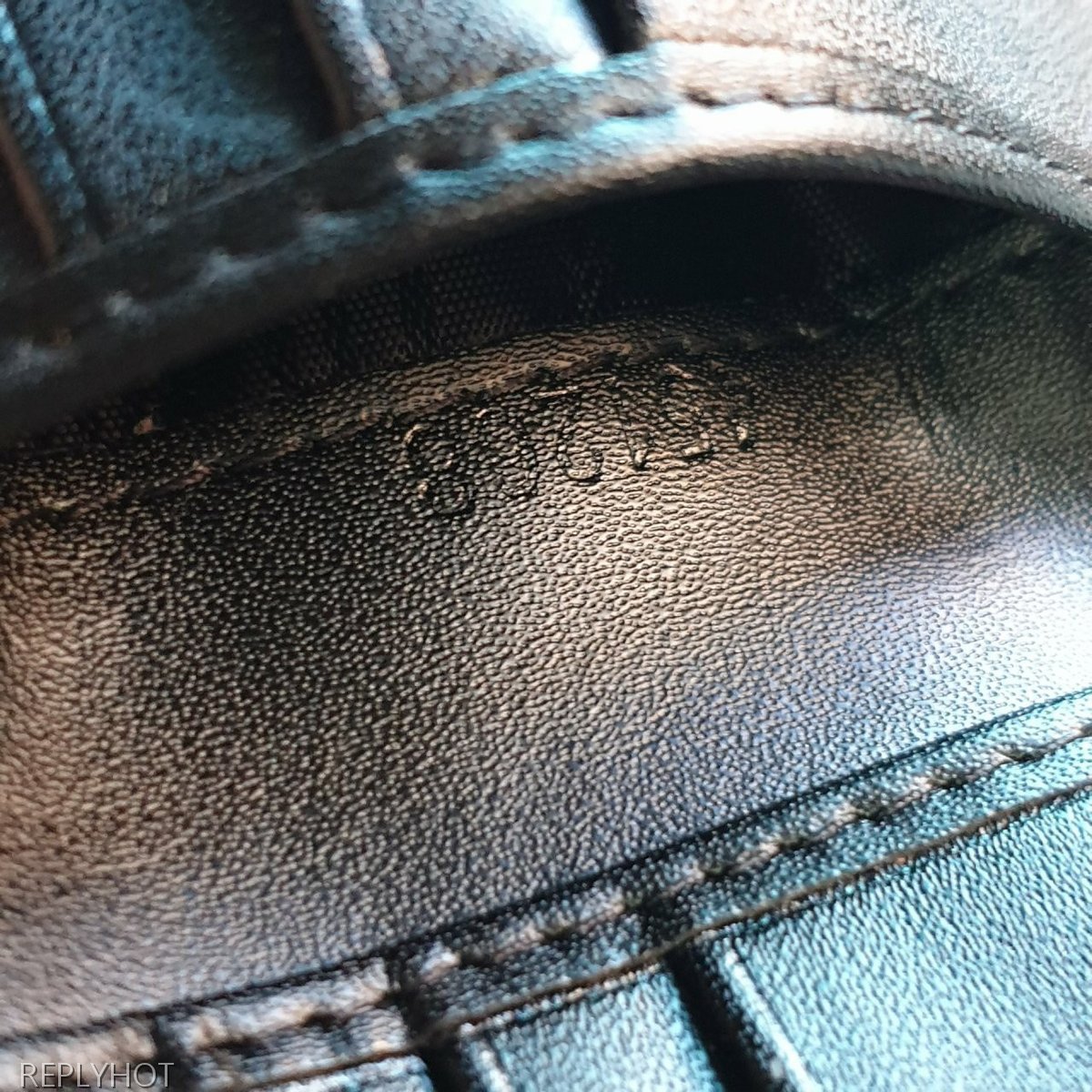 구찌 스네이크 반지갑 브라운