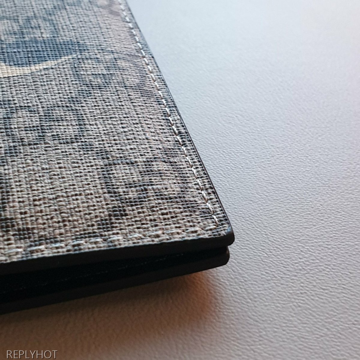 구찌 스네이크 반지갑 브라운