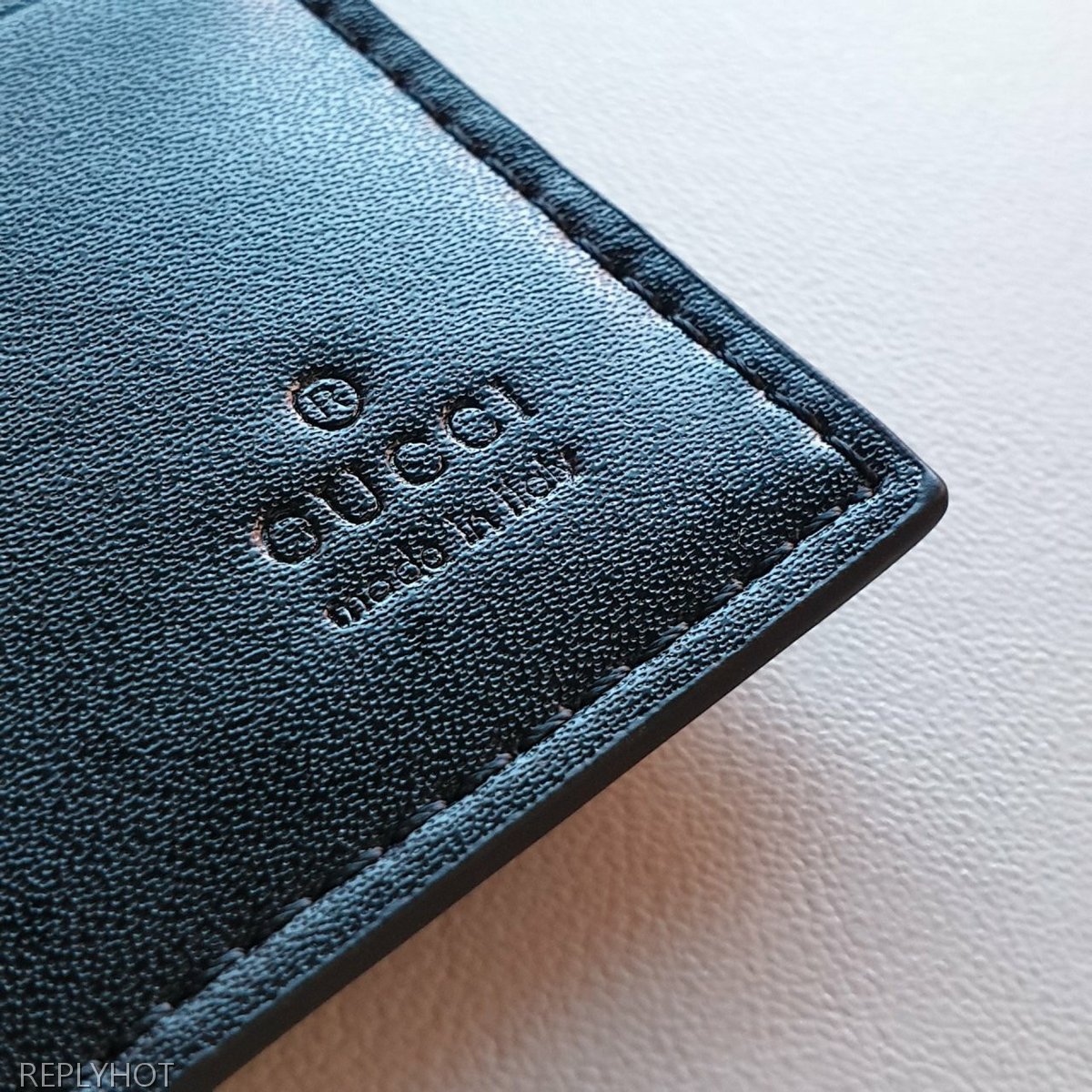 구찌 스네이크 반지갑 브라운