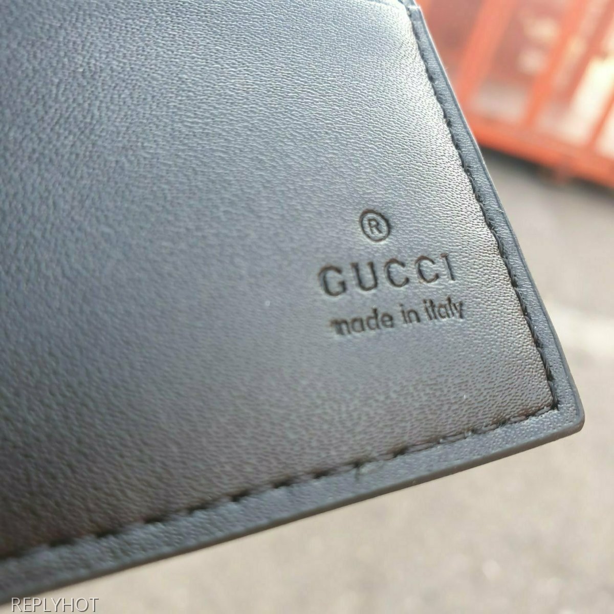 구찌 이글 반지갑 블랙