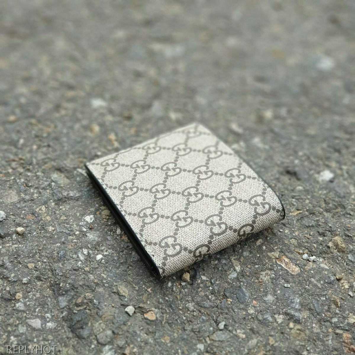 구찌 타이거 반지갑 브라운