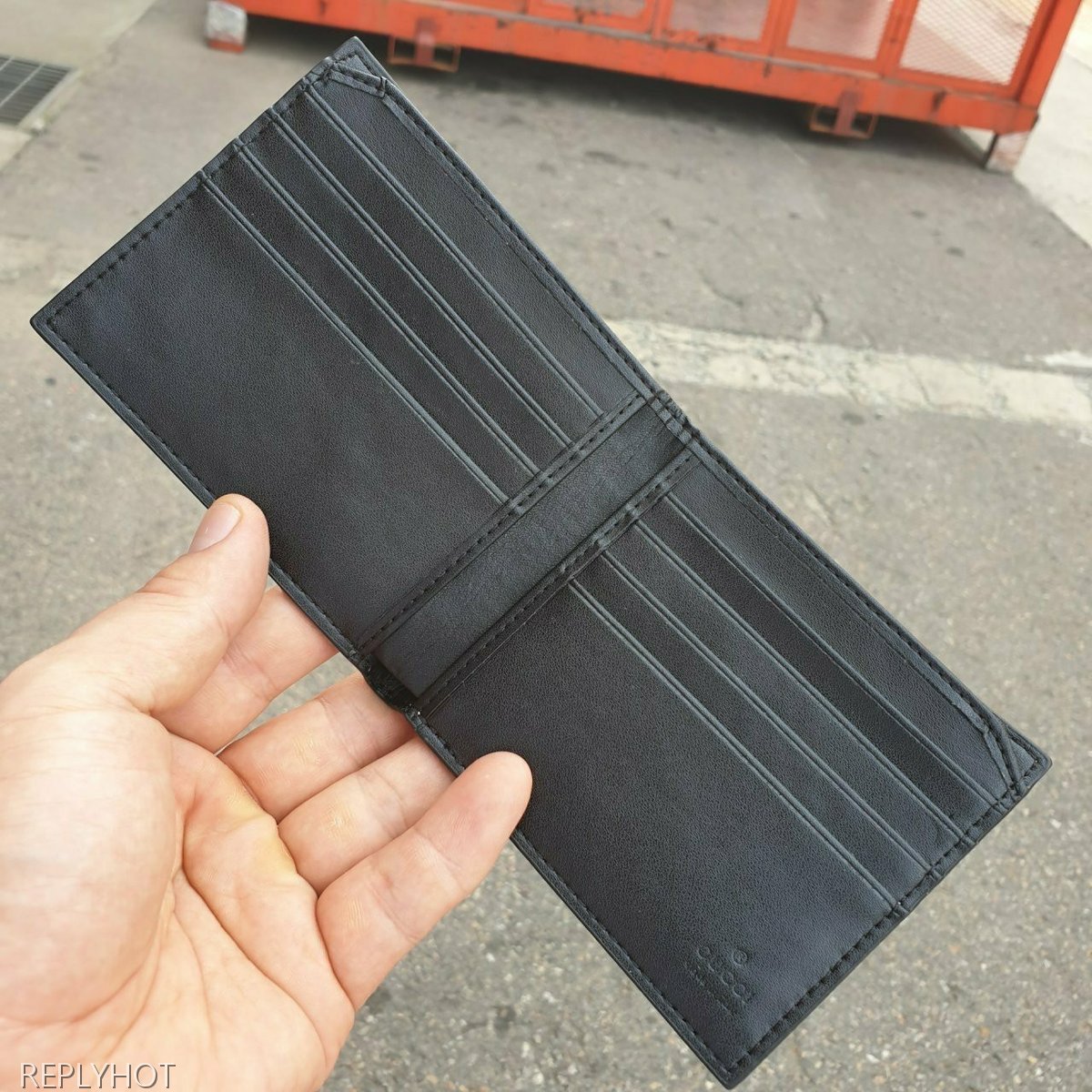 구찌 타이거 반지갑 브라운