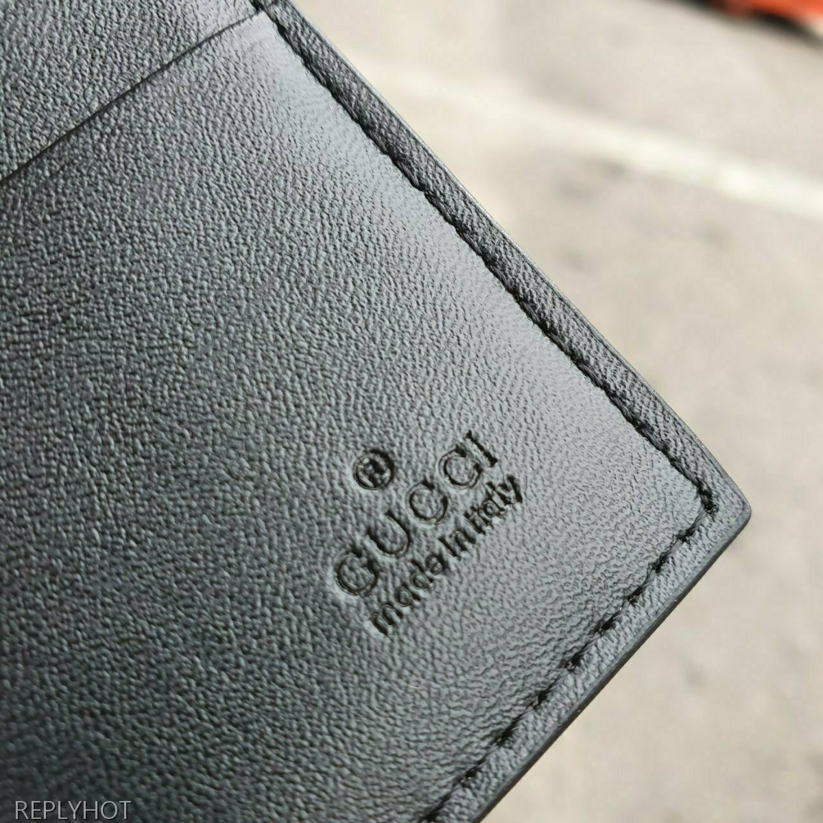 구찌 꿀벌 반지갑 블랙