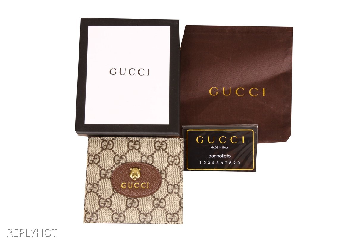 구찌 타이거 금형패치 반지갑