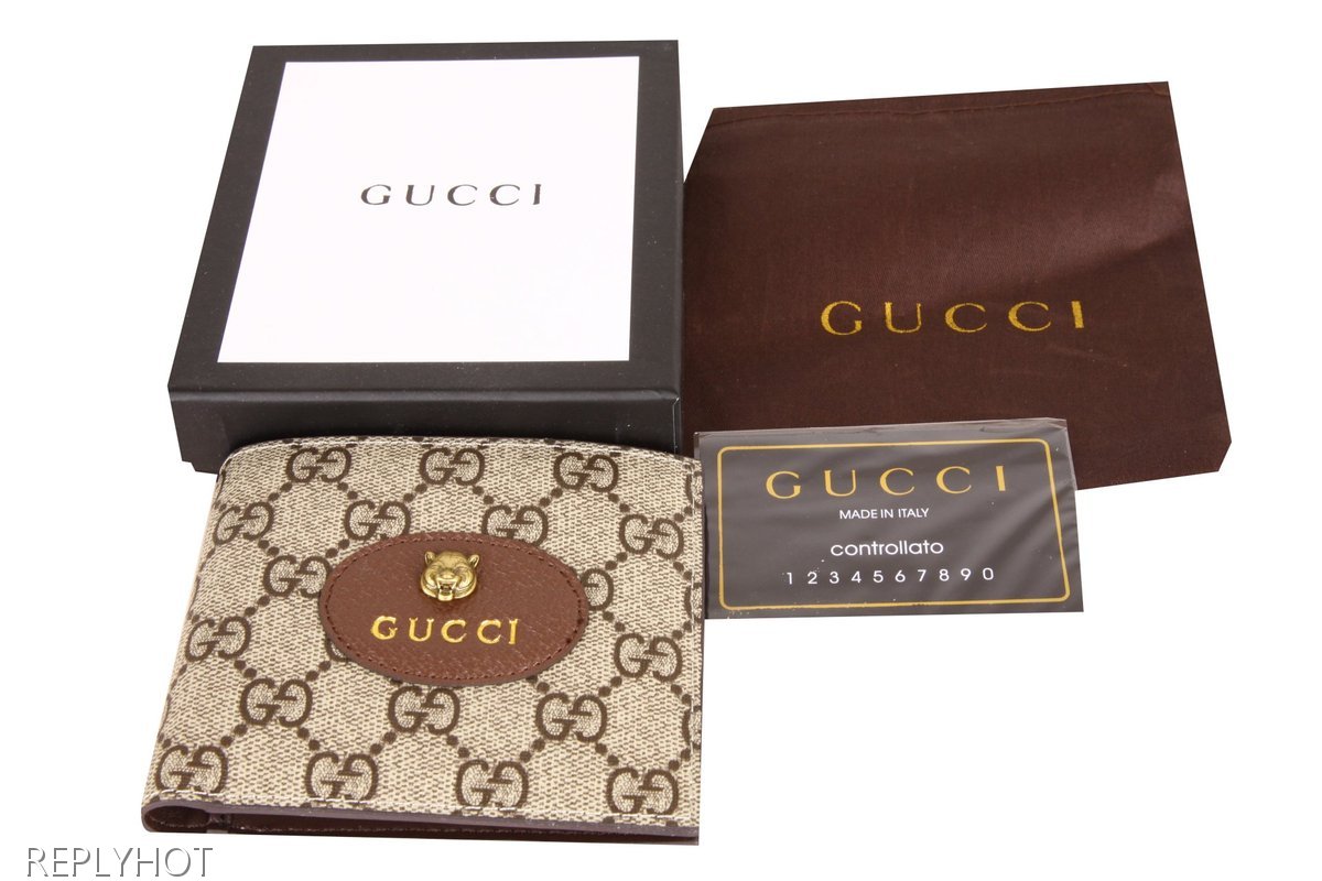 구찌 타이거 금형패치 반지갑