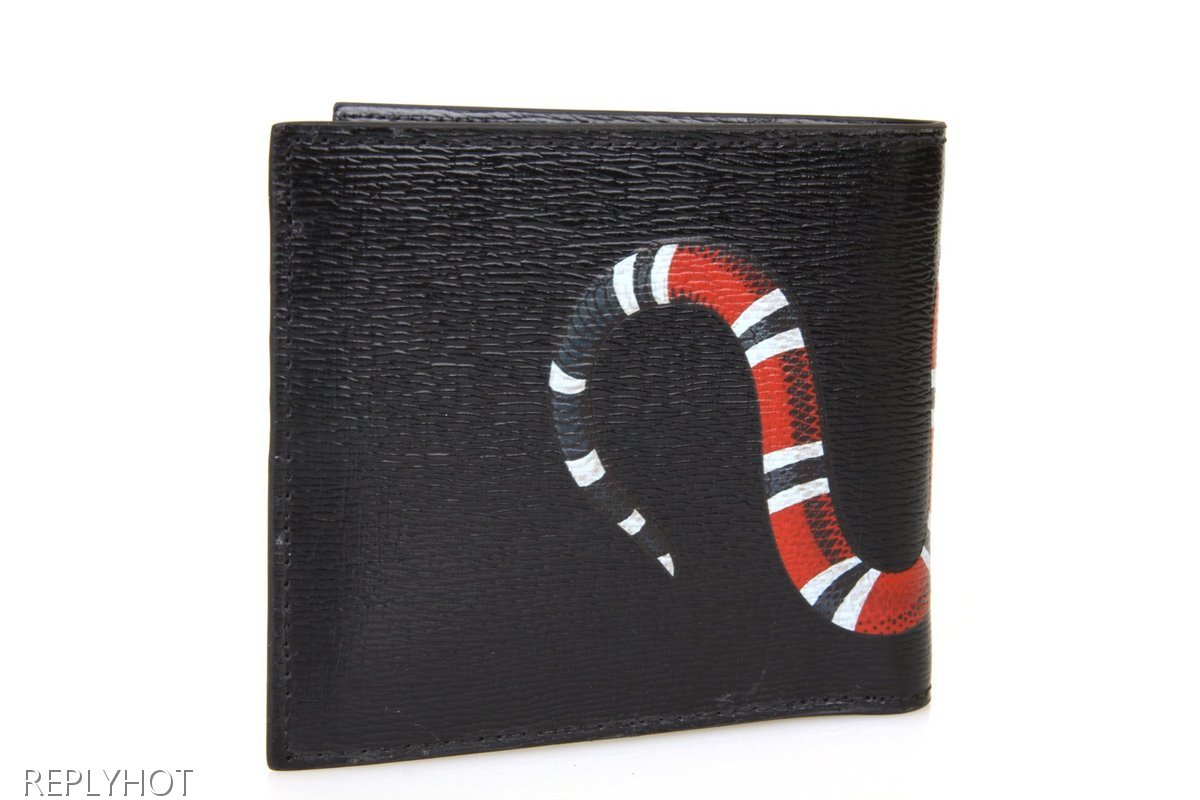 구찌 스네이크 반지갑 (블랙)