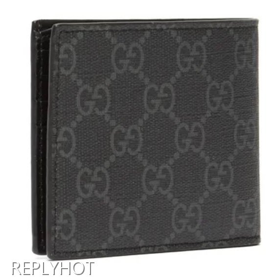 구찌 울프 반지갑(검정)