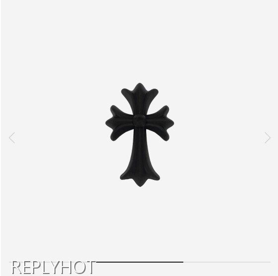 크롬하츠 실리크롬 CH 크로스 펜던트 목걸이