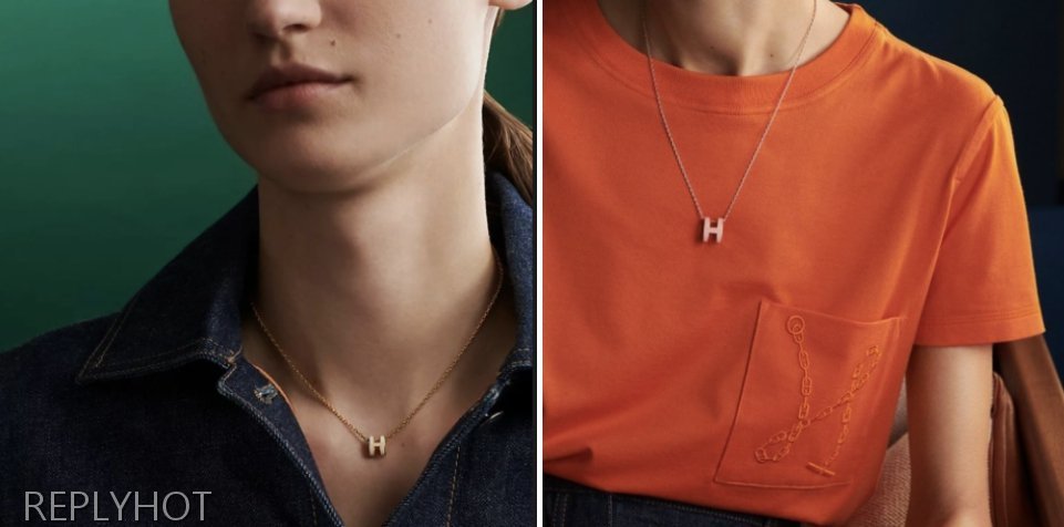 에르메스 팝아슈H목걸이(3color)