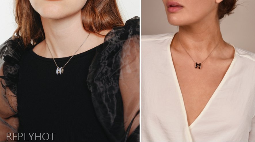 에르메스 팝아슈H목걸이(3color)