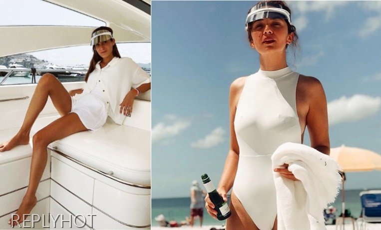 디올 클럽바이저 악세서리(화이트)