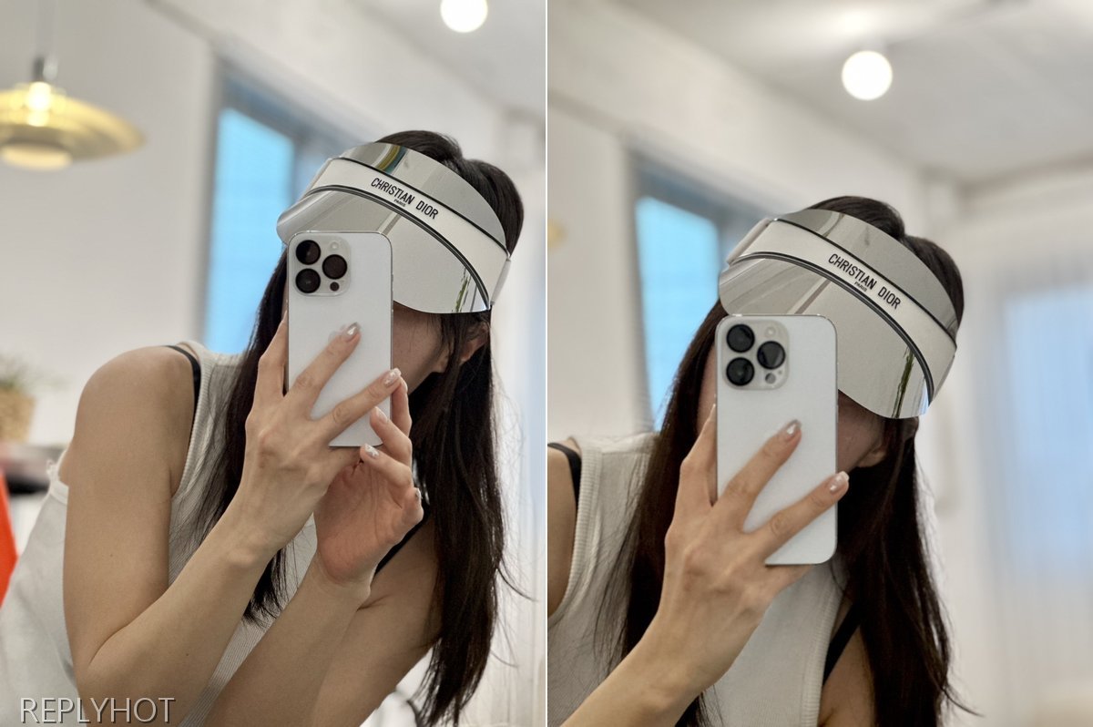 디올 클럽바이저 악세서리(화이트)