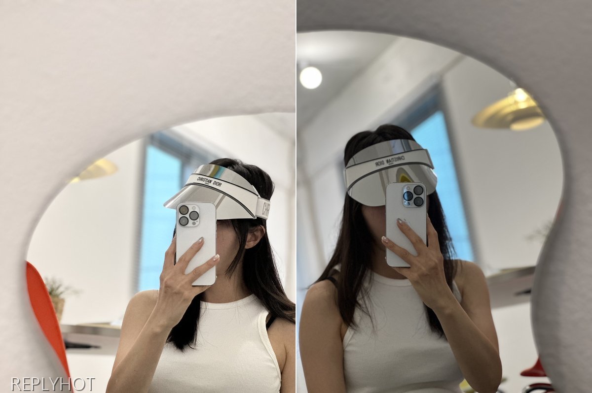 디올 클럽바이저 악세서리(화이트)