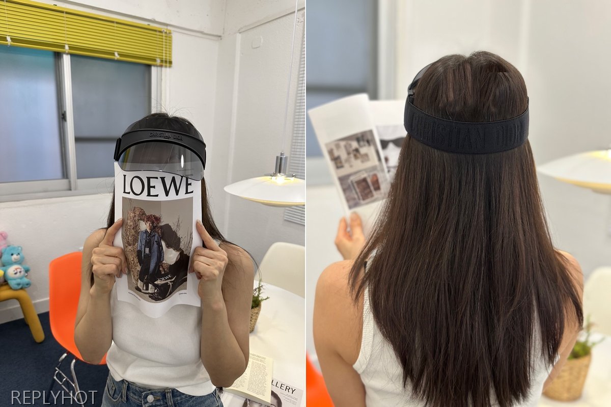 디올 클럽바이저 악세서리(블랙)