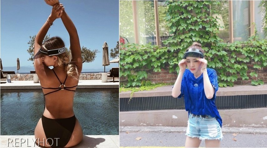 디올 클럽바이저 악세서리(블랙)