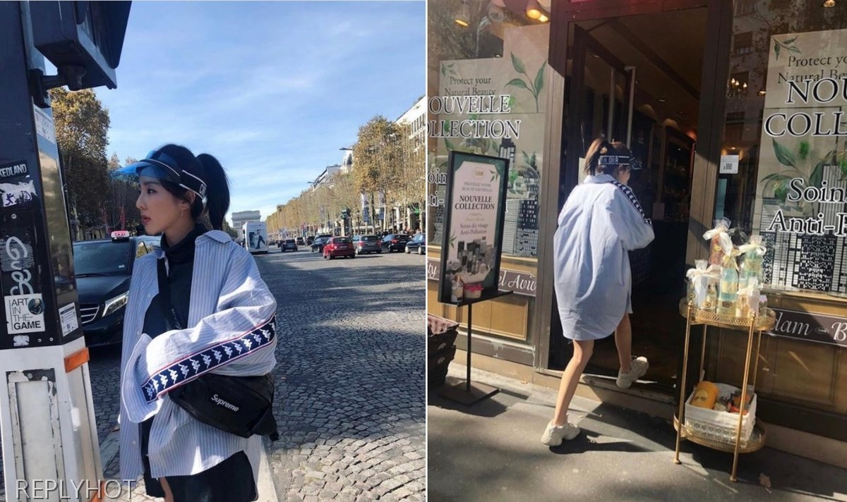 디올 클럽바이저 악세서리(네이비)