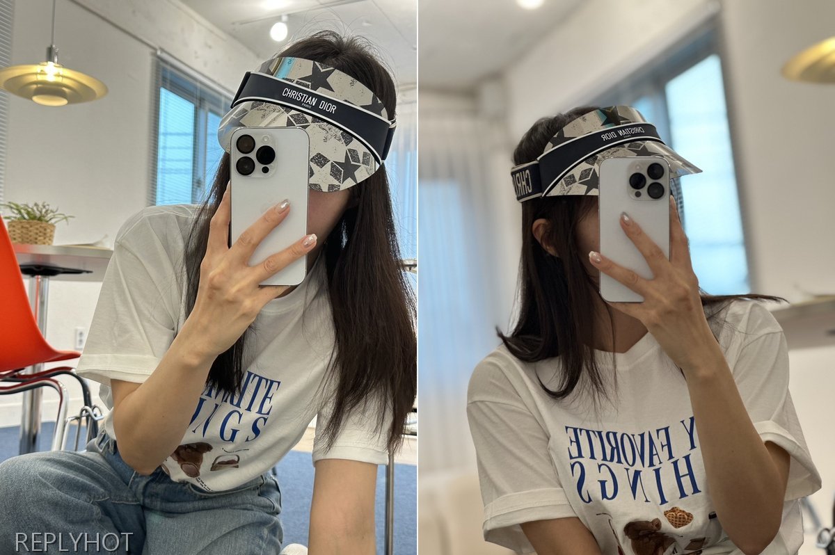 디올 클럽바이저 악세서리(네이비)