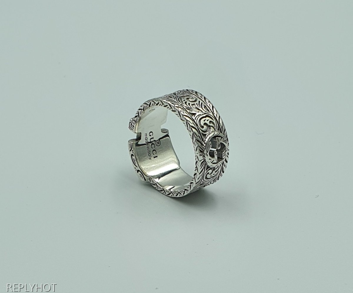 구찌 20FW 925 실버 고리반지