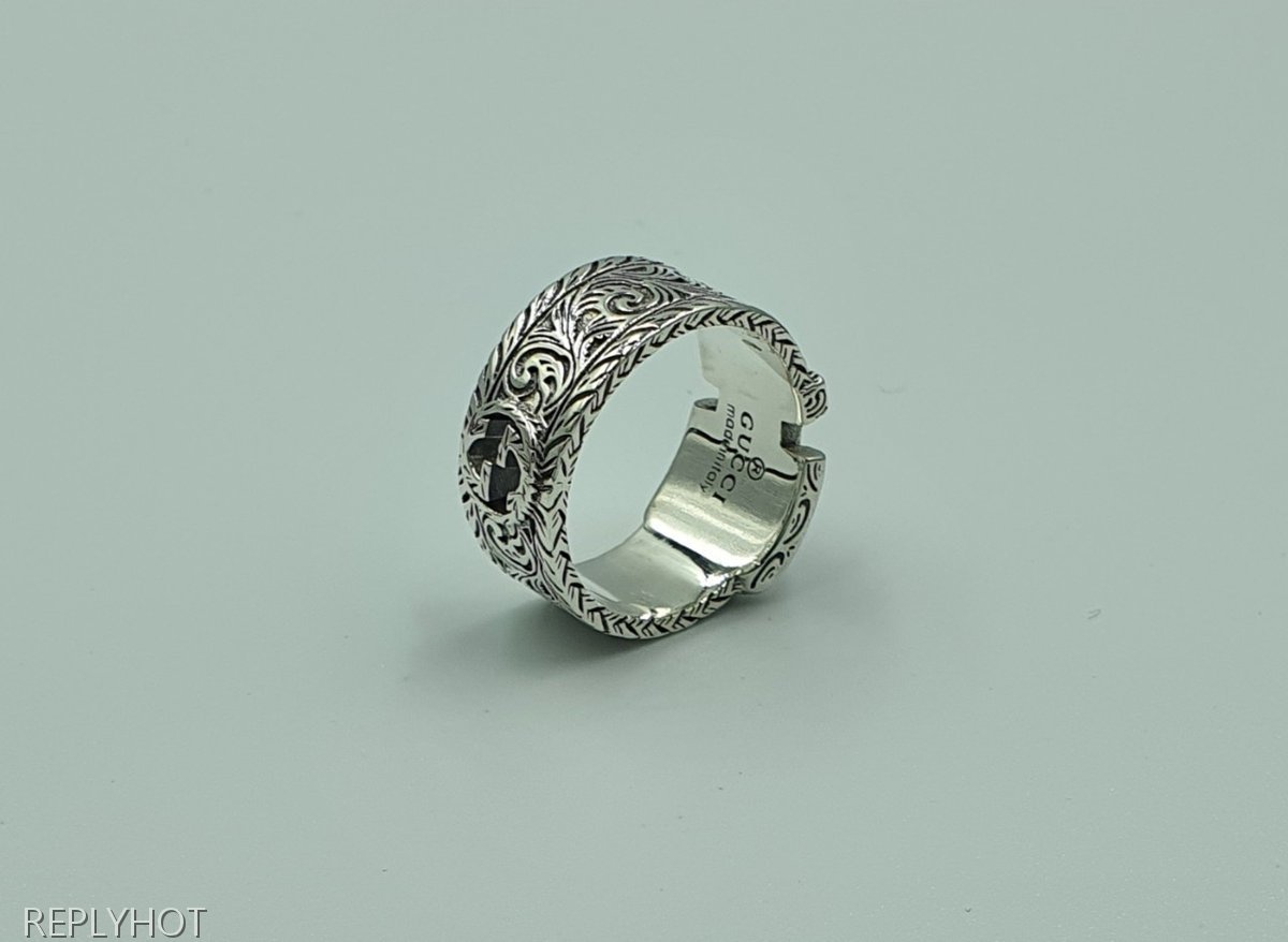 구찌 20FW 925 실버 고리반지