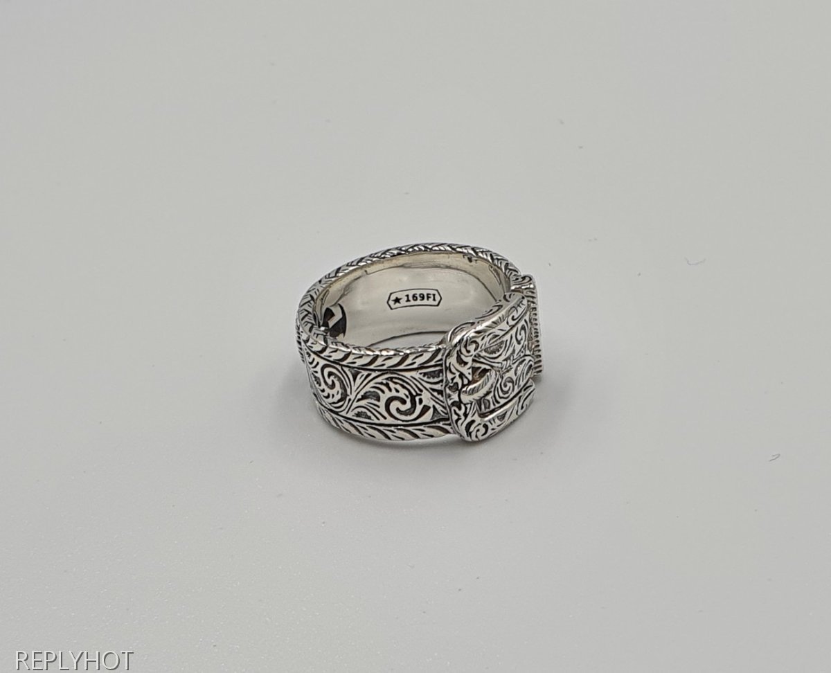 구찌 20FW 925 실버 고리반지