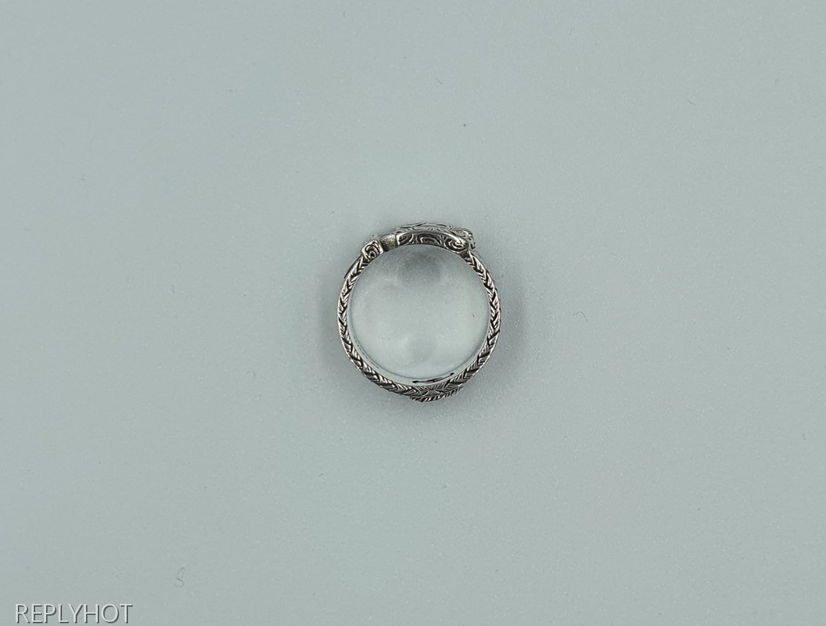 구찌 20FW 925 실버 고리반지