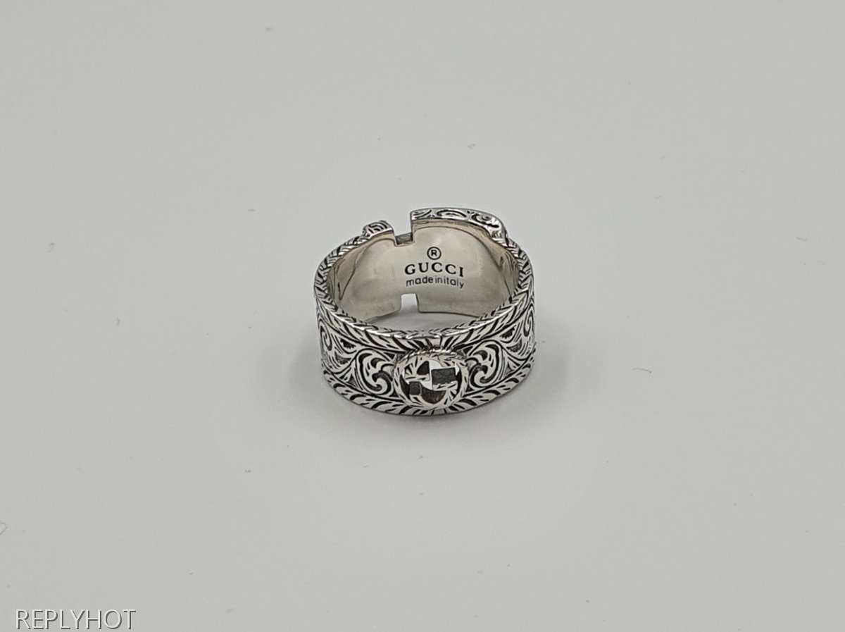 구찌 20FW 925 실버 고리반지