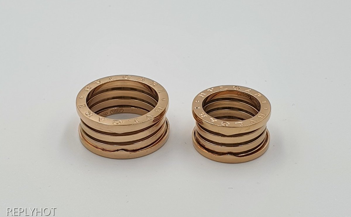 불가리 비제로원 4밴드 반지