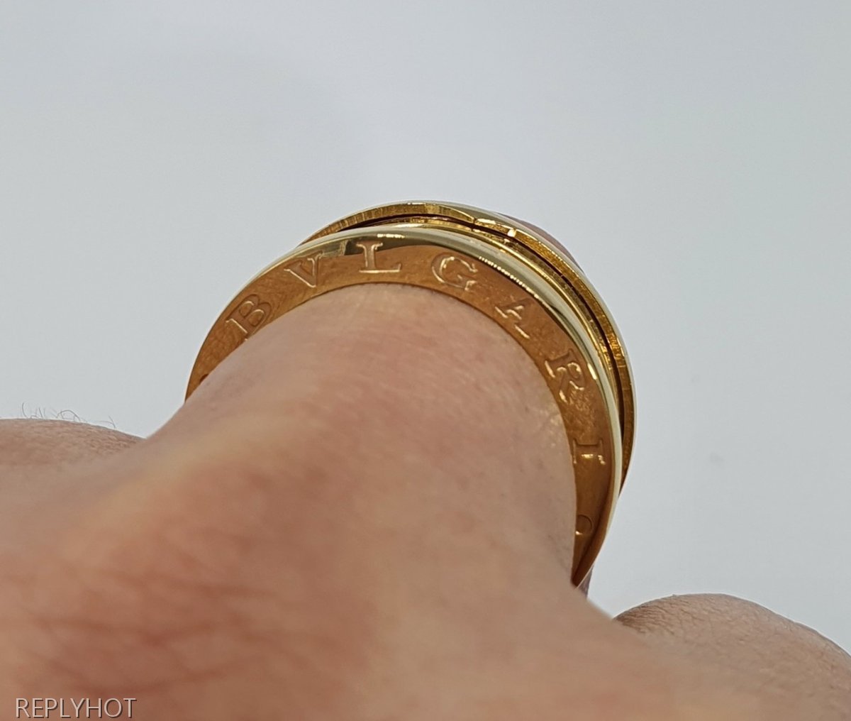 불가리 비제로원 4밴드 반지