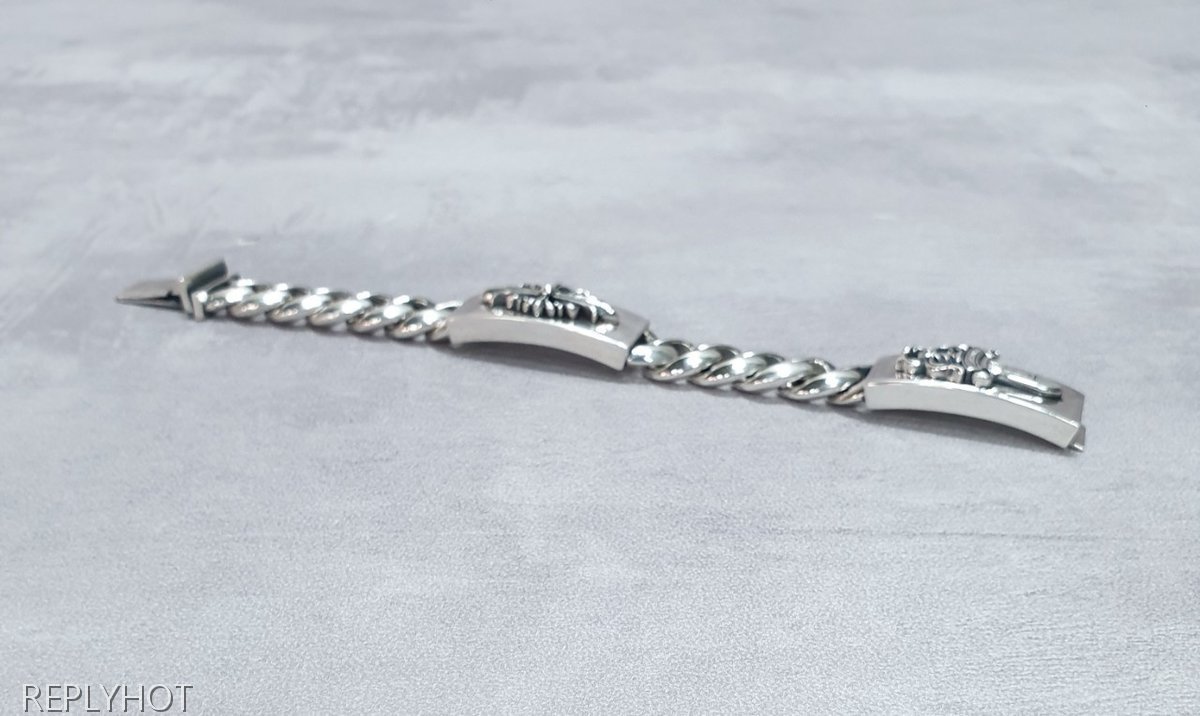 크롬하츠 대거체인 925실버 팔찌